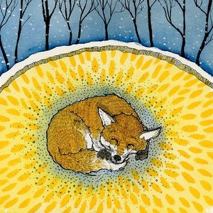 Sleeping Fox - Archival Print