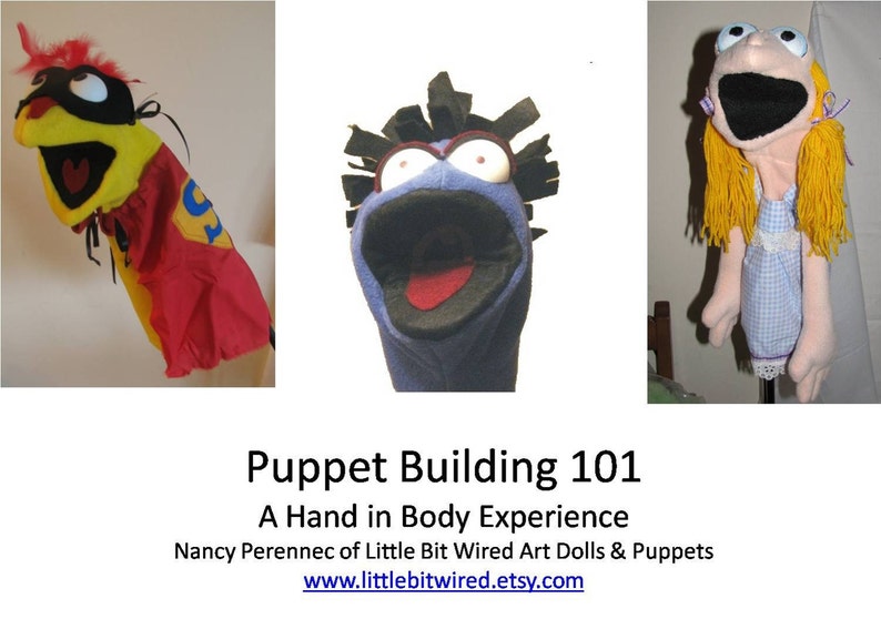 Muppet like Puppet Pattern Make your own with this PDF Tutorial Pattern As seen on youtube image 1