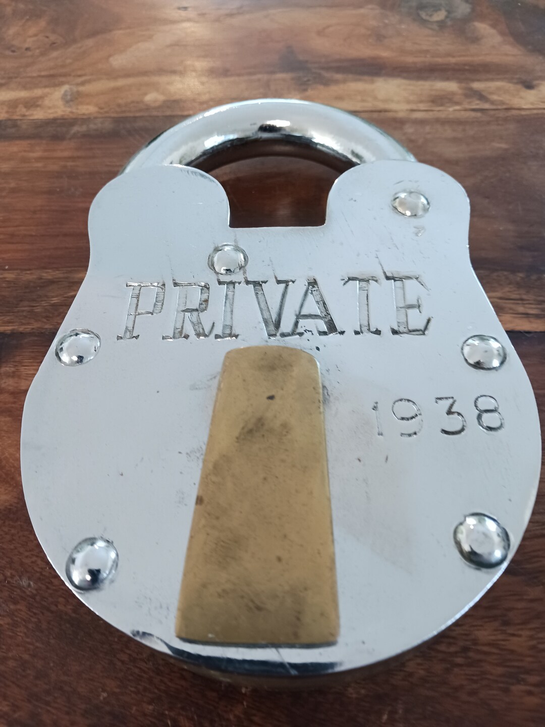 Vintage Huge Padlock Jail Lock Vintage Lock Etsy