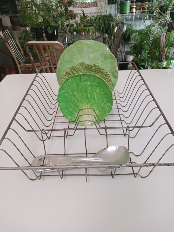 Vintage Dish Rack Vintage Draining Rack Vintage Kitchen Rack Vintage Plate Rack Vintage Kitchen Display Vintage Wire Rack Drying Rack Etsy