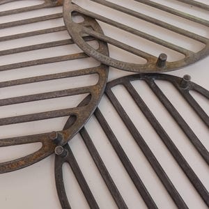 Trio of Vintage MCM Trivets, Vintage Pot Holders, Vintage Cast Aluminum Trivets, Vintage MCM Trivets
