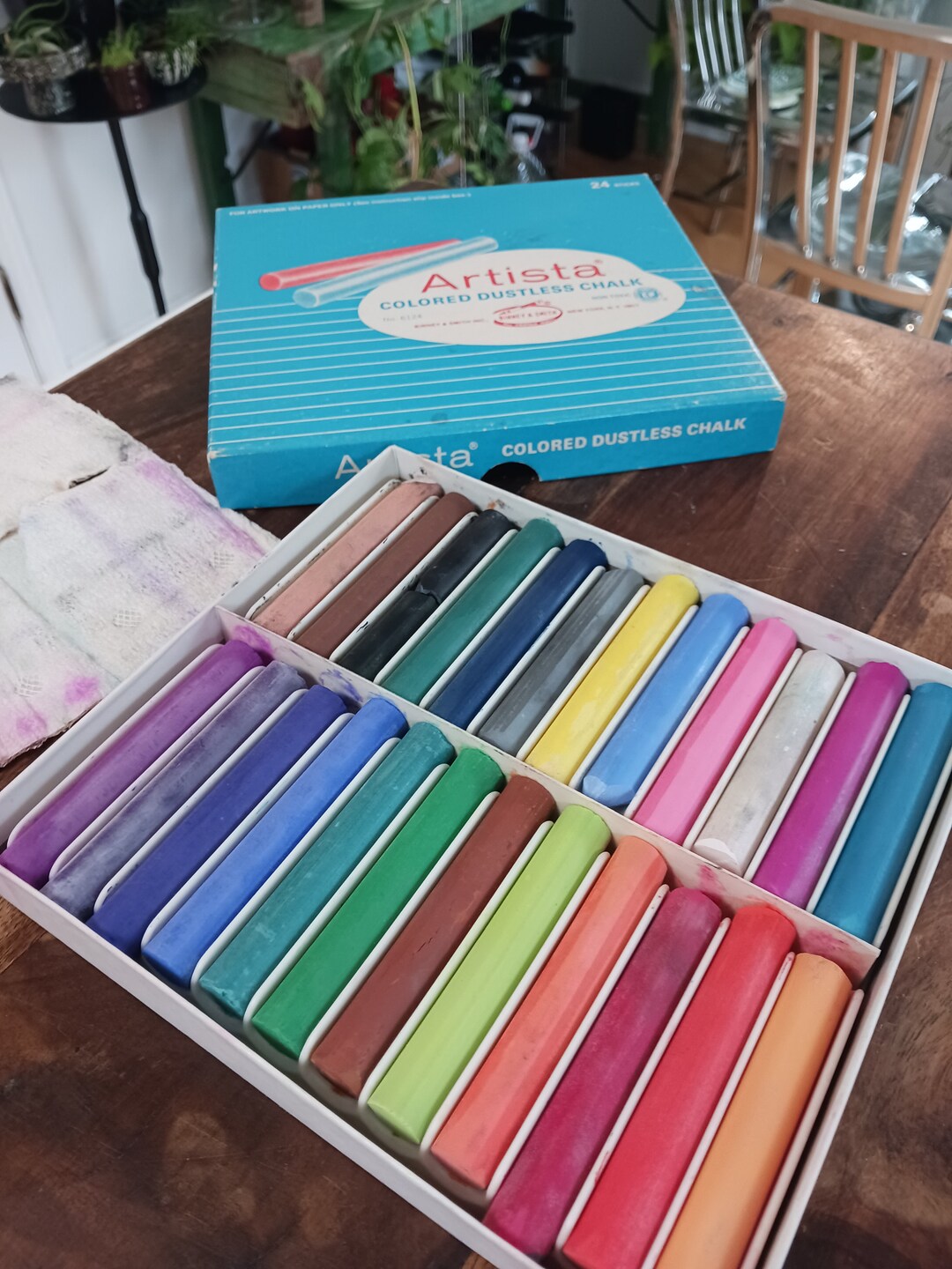 Vintage Painters Chalk, Vintage Artist Chalk, Vintage Artist Chalk Set