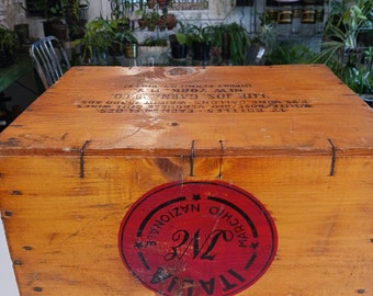 Vintage Wine Crate, Vintage Repurposed Crate, Vintage Stool, Vintage Plant Stand, Vintage Table, Vintage Crate