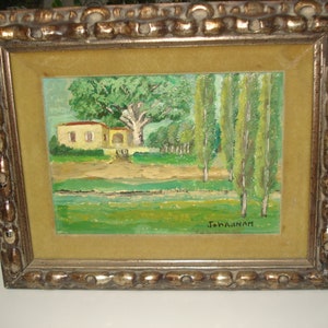 Vintage Oil Painting, Landscape Painting, Oil Painting, Original Painting, Scenic Painting, Framed Vintage Painting, Vintage Landscape