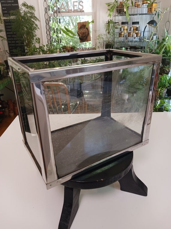 Glass aquarium tank outlet