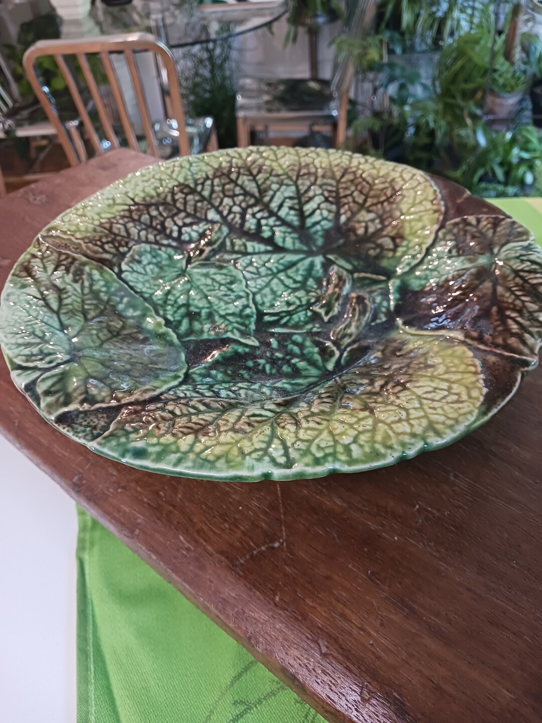 Antique Majolica Compote, Antique Majolica Stand, Antique Majolica ...