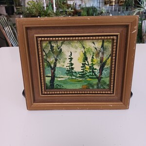 Vintage Original Oil Painting, Vintage Oil Painting, Vintage Framed Painting, Vintage Scenic Painting, Vintage Landscape Oil Painting