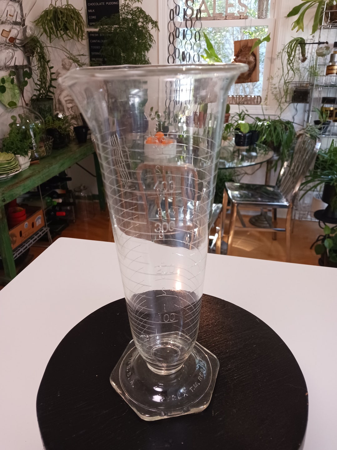 Vintage Pyrex Beaker, Vintage Glass Beaker, Vintage Science Beaker