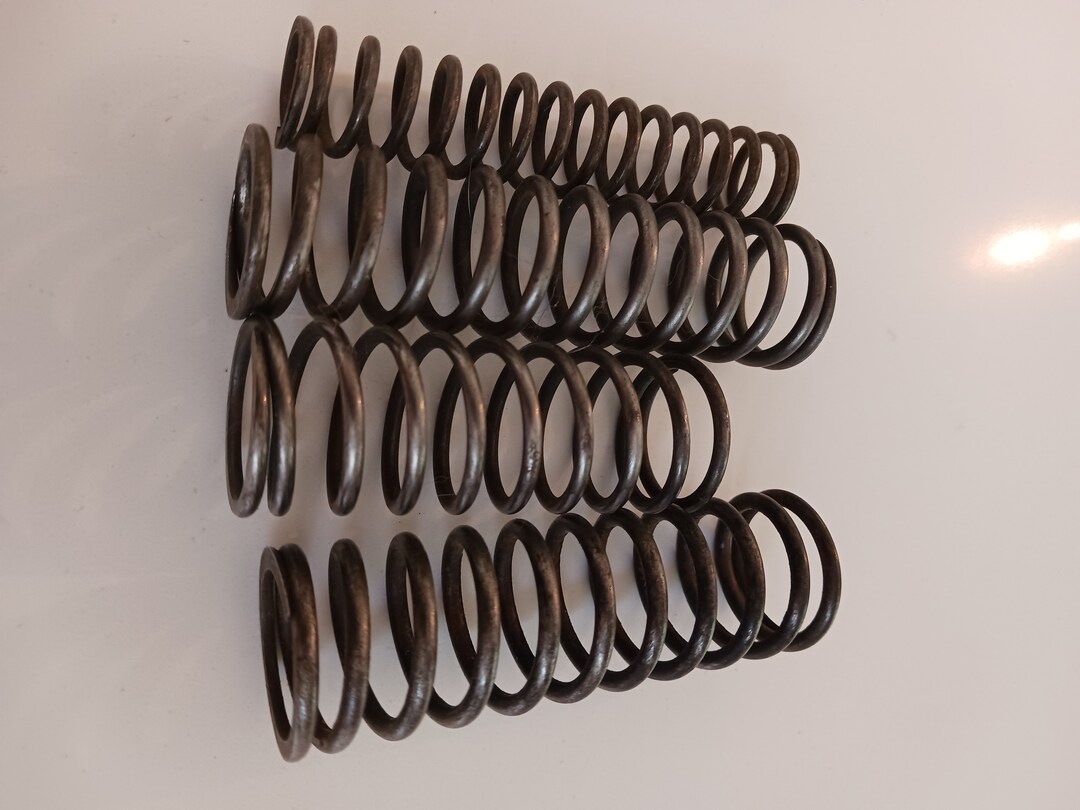 4 Vintage Metal Coil Vintage Coils Industrial Coils Vintage Etsy