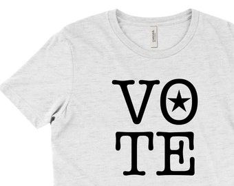 Vote T-Shirt Featuring A Star
