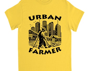 Urban Farmer T-Shirt for Sustainable Backyard Gardening