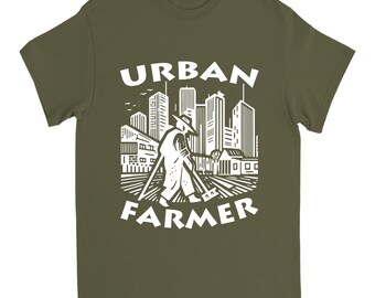 Urban Farmer T-Shirt for Sustainable Backyard Gardening