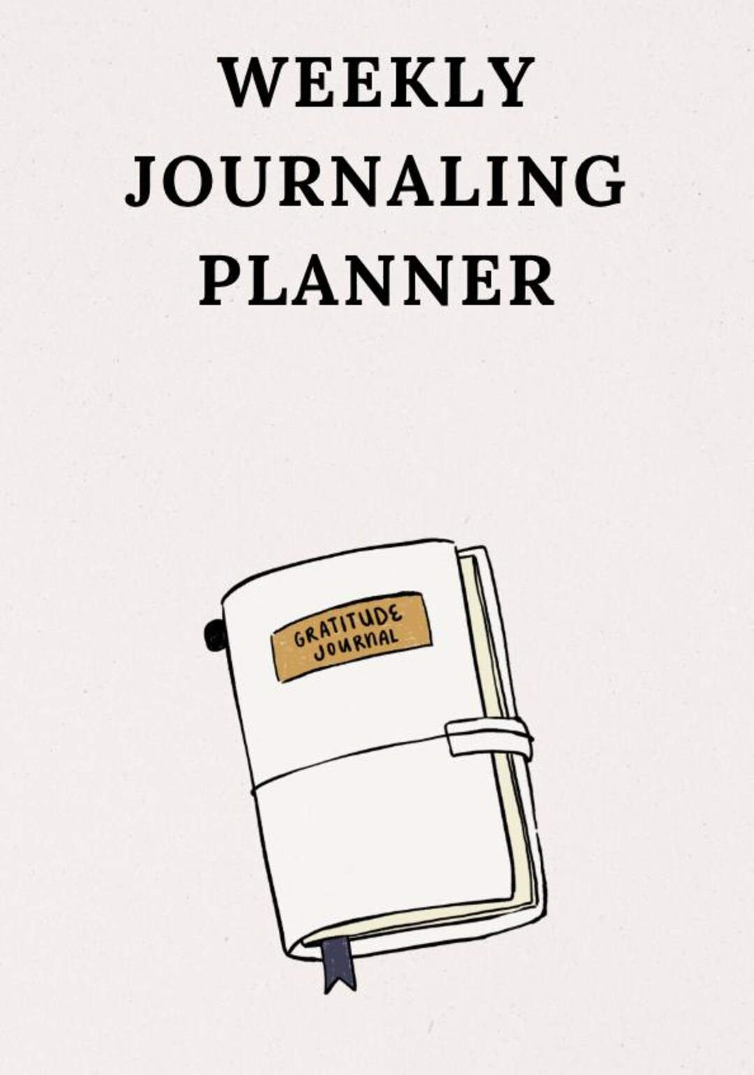 Printable Daily Journal Planner: Habit Tracker, Gratitude & Reflection ...
