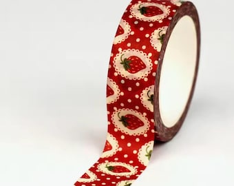 Strawberry 6 Washi Tape - 1 full roll
