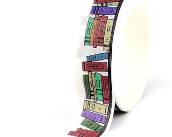 Books Washi Tape - 1 full roll