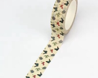 Cinta Washi con diseño de insectos (3 rollos) - 1 rollo completo