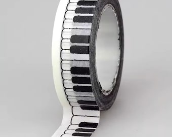 Cinta Washi para piano - 1 rollo completo