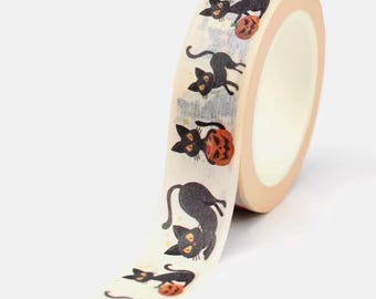 Halloween Cat 4 Washi Tape - 1 full roll