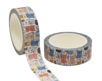 Cats 2 Meow Washi Tape - 1 full roll