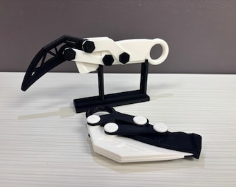 3D Printed Karambit Foldable Fidget Toy | Gamer Gift | Cosplay Knife Prop | High Quality Craftmanship