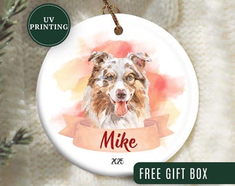 Adorno navideño personalizado para mascotas, adorno navideño personalizado para mascotas, regalo de Navidad, recuerdo para mascotas, adorno navideño personalizado para perros, adorno navideño para gatos.