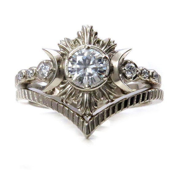 north star engagement ring