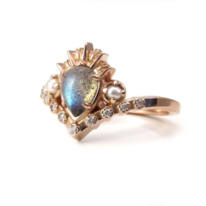 labradorite engagement ring labradorite engagement ring