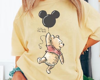 Camiseta retro de Disney Winnie the Pooh, camiseta del oso Pooh, camiseta de Disney World, camiseta de viaje familiar de Disney, camiseta de WDW Animal Kingdom