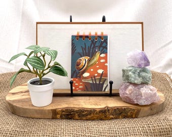 Medium Pocket-Notizbuch – Vögel, Botanische & Natur-Themen, recyceltes Papier (8x10cm)