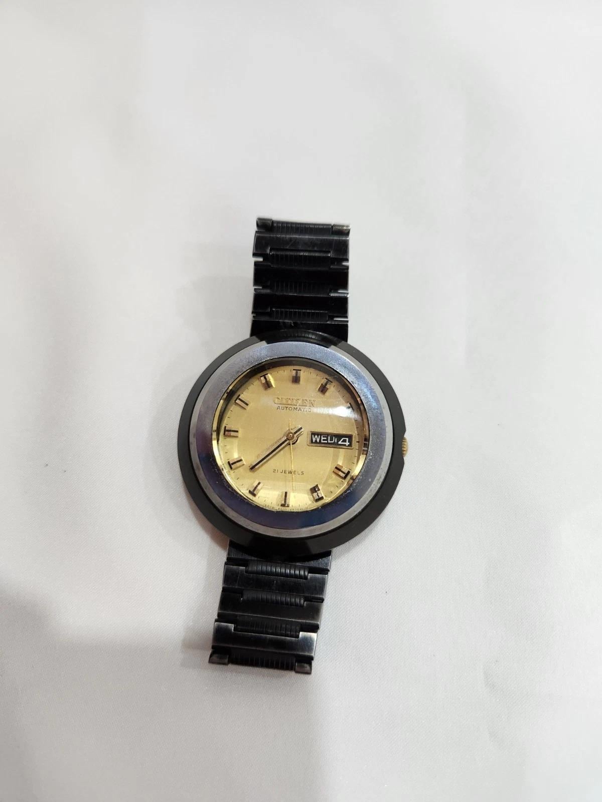 CITIZEN AUTOMATIC 4-650972-K 21 JEWELS Citizen 4-650972-K Vintage 