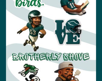 Philadelphia Eagles Stickers - Sheet 3