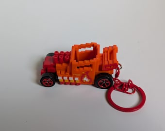 1:64 Pixel Shaker Schlüsselanhänger Diecast Auto