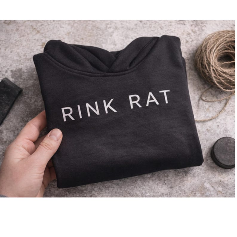 Toddler Hockey Hoodie – Rink Rat Sweatshirt for Kids – Youth Hockey Gift – Cozy Pullover for Little Hockey Fans – Game Day Apparel image 2