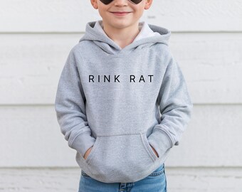 Kids Rink Rat Hockey Hoodie, Youth Ice Hockey Sweatshirt