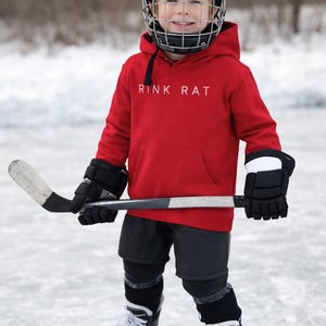 Toddler Hockey Hoodie – Rink Rat Sweatshirt for Kids – Youth Hockey Gift – Cozy Pullover for Little Hockey Fans – Game Day Apparel image 8