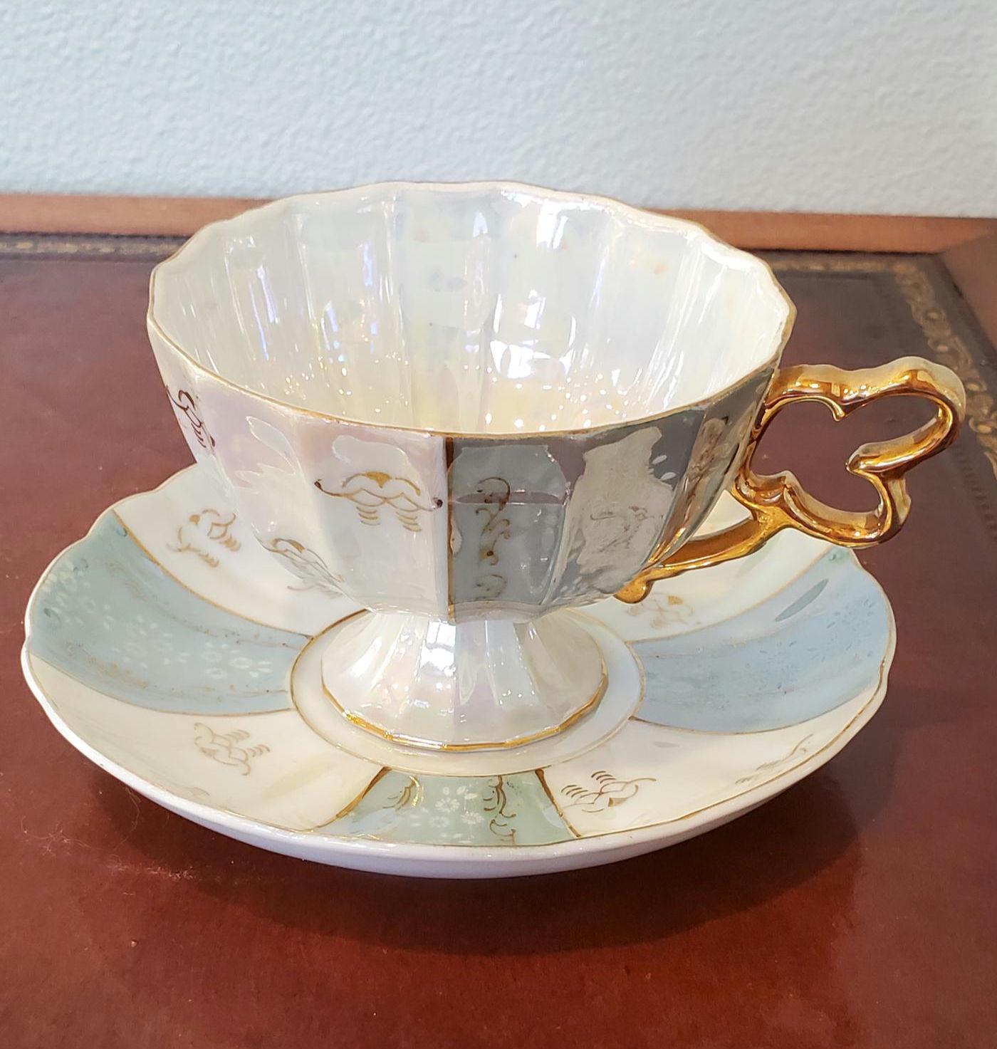 ☆UCAGCO　CHINA　手書き湖畔白鳥風景図飾り皿☆　サイン入り　オキュパイドジャパン 手描きの湖の白鳥の皿 - Etsy 日本