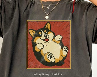 Corgi Shirt, Corgi Gift, Corgi Mom, Vintage Dog Shirt, Retro Dog Shirt, Pet Owner Gift, Dog Mom Shirt, Dog Mom Gift, Gift for Her