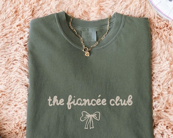 Camiseta de compromiso para futura esposa, regalo para recién comprometidas, camiseta de colores cómodos y coqueta para futura novia, regalo para despedida de soltera, regalo para mejor amiga