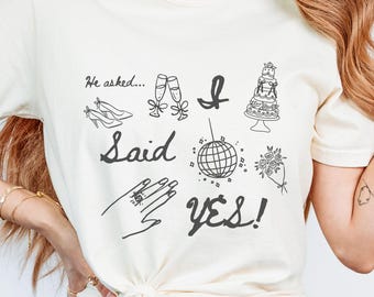 Camiseta de compromiso para futura esposa, regalo para recién comprometidas, camiseta de colores cómodos para futura novia, regalo para despedida de soltera, regalo para mejor amiga