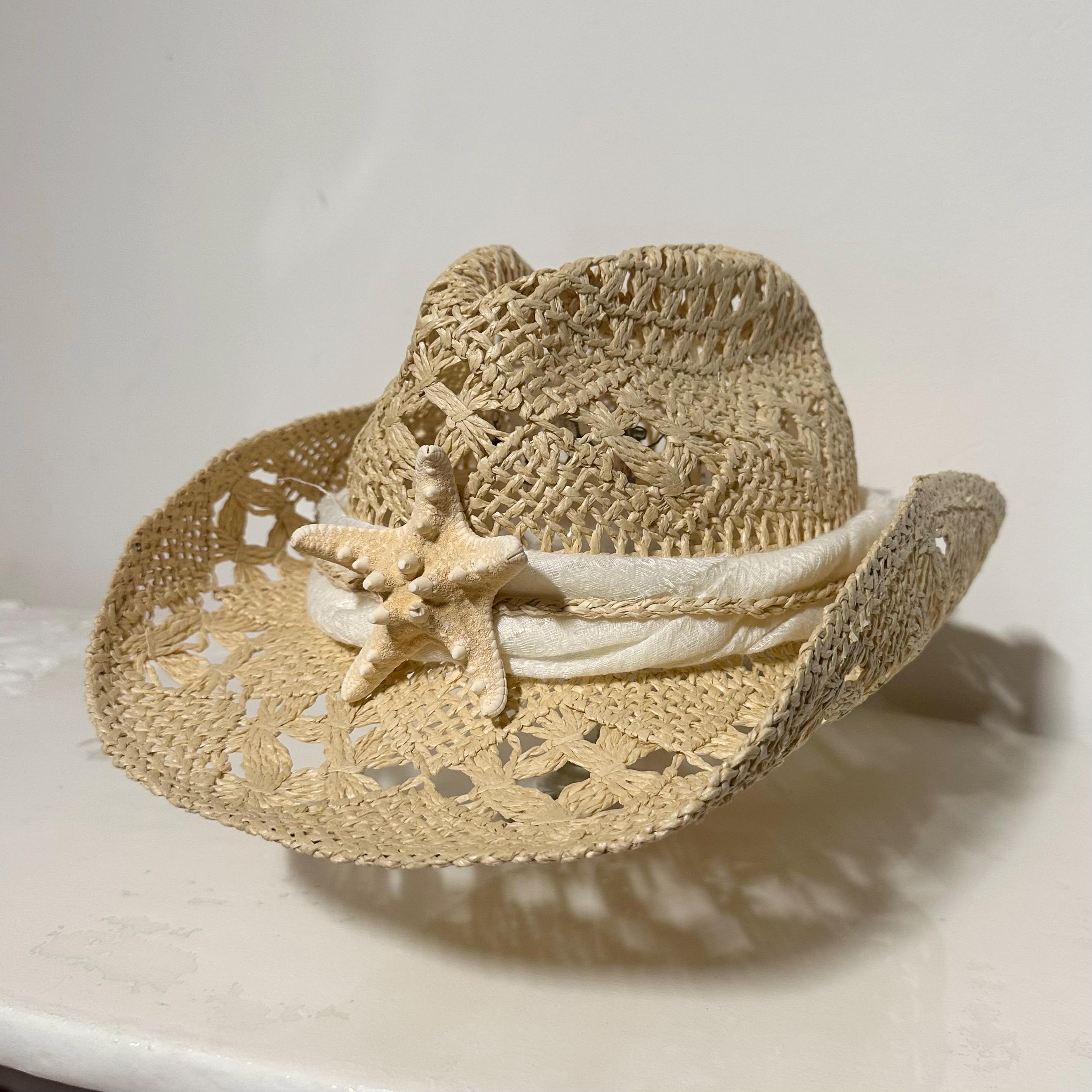 Bundle of 2 woven star cowboy hats White Star Cowboy Hat — Silver Star Studs | Redneck Legends main image 3