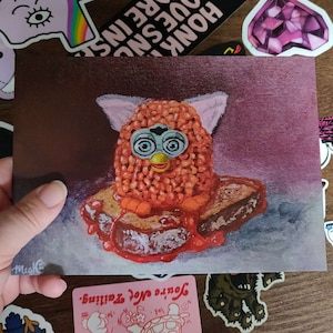 Impression FurBeans on Toast - Format carte postale