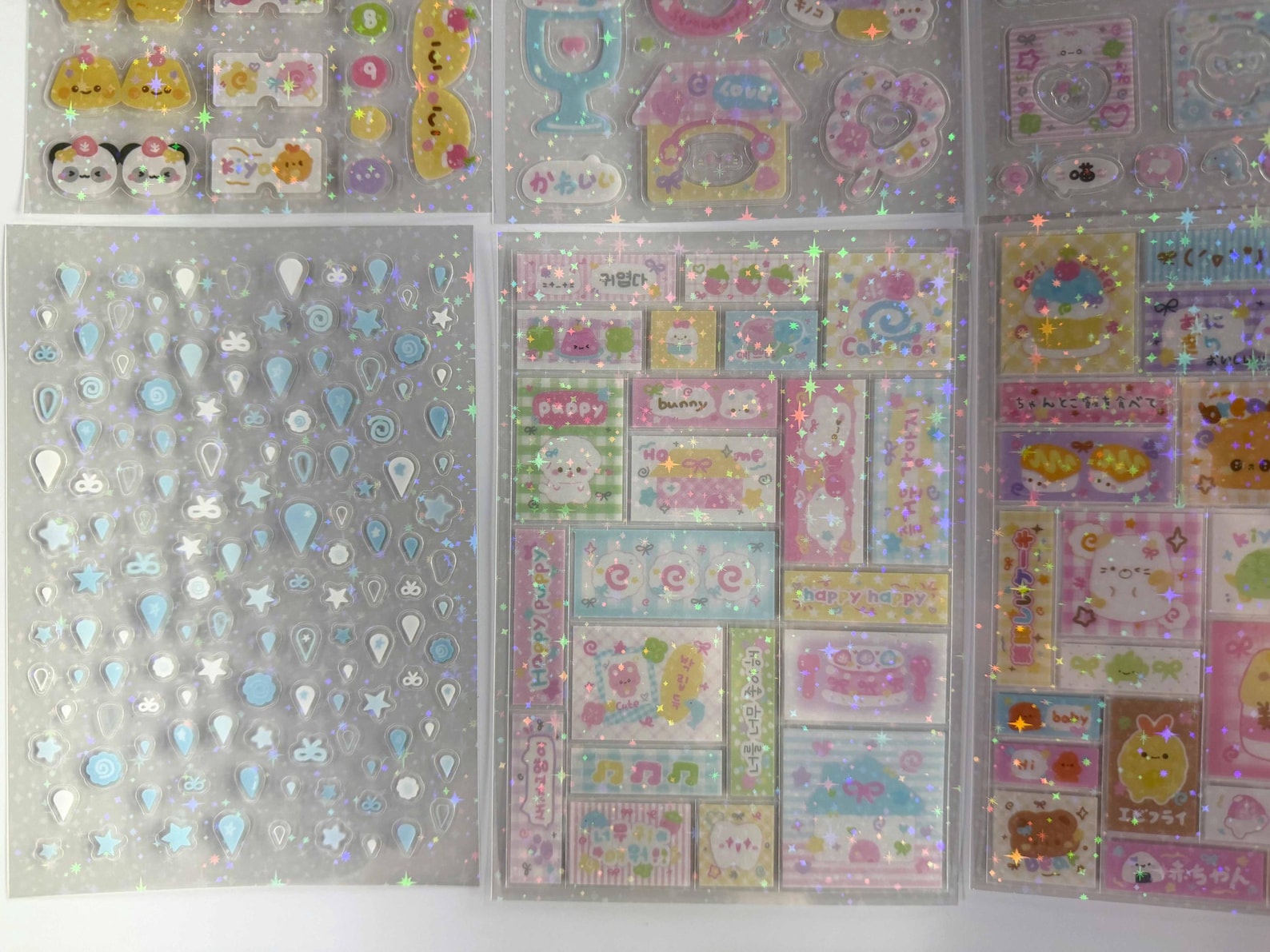 Ffe Sticker Cute Stickers Pack – 8 Sheets Set | Sweet Kawaii Designs for DIY ...