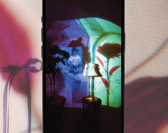 Dromerige grillige telefoonbehang | Romantisch etherisch vergrendelscherm (digitale download)