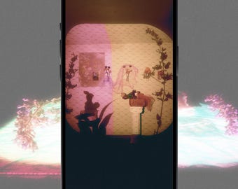 Dromerig surrealistisch telefoonbehang | Romantisch grillig lockscreen (digitale download)