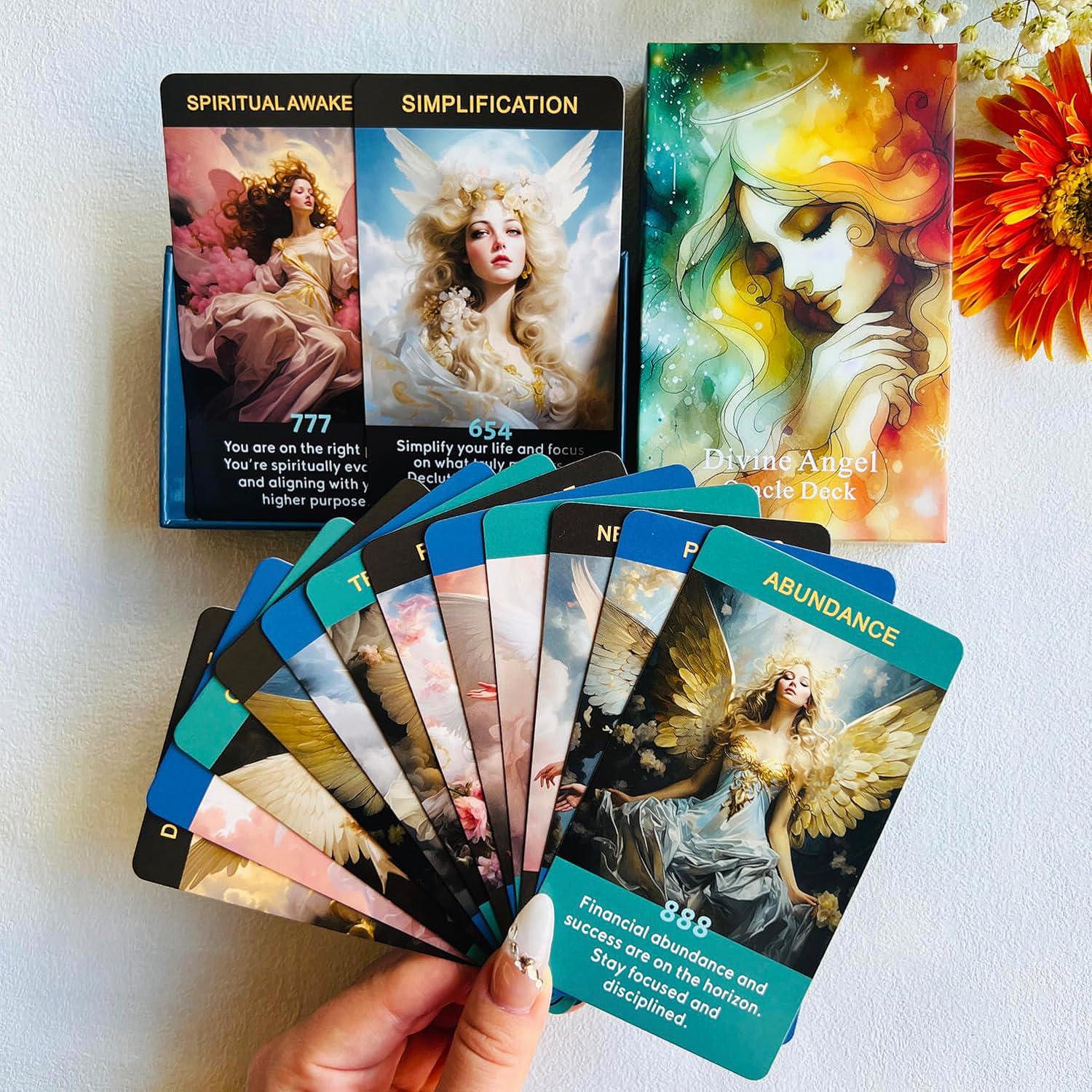 【タロット】マジック・ナンバー・オラクル Angel Number Messages Oracle Deck - Etsy