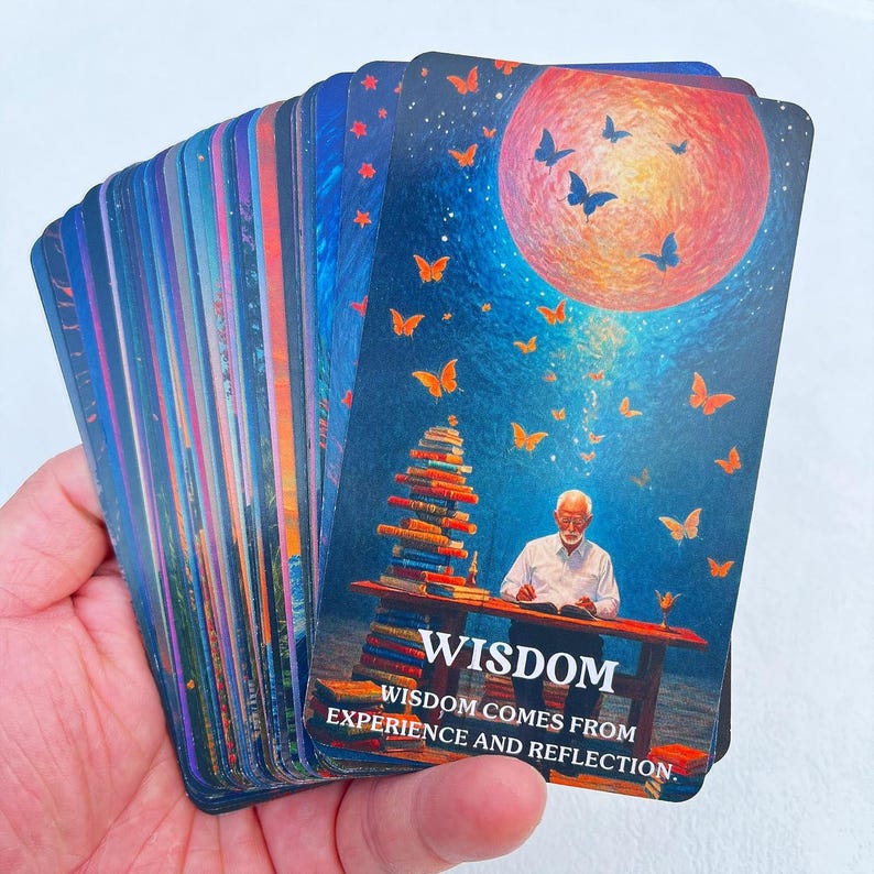 Oracle Cards Deck 54 Cards, Beginner Self Reflection Inner Healing Spiritual Growth Card imagem 5
