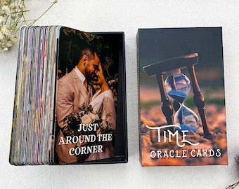 Divine Timing Oracle Cards | Sacred Time Oracle Deck | Spiritual Guidance for Beginners
