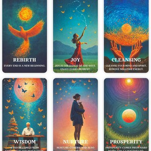 Oracle Cards Deck 54 Cards, Beginner Self Reflection Inner Healing Spiritual Growth Card imagem 3