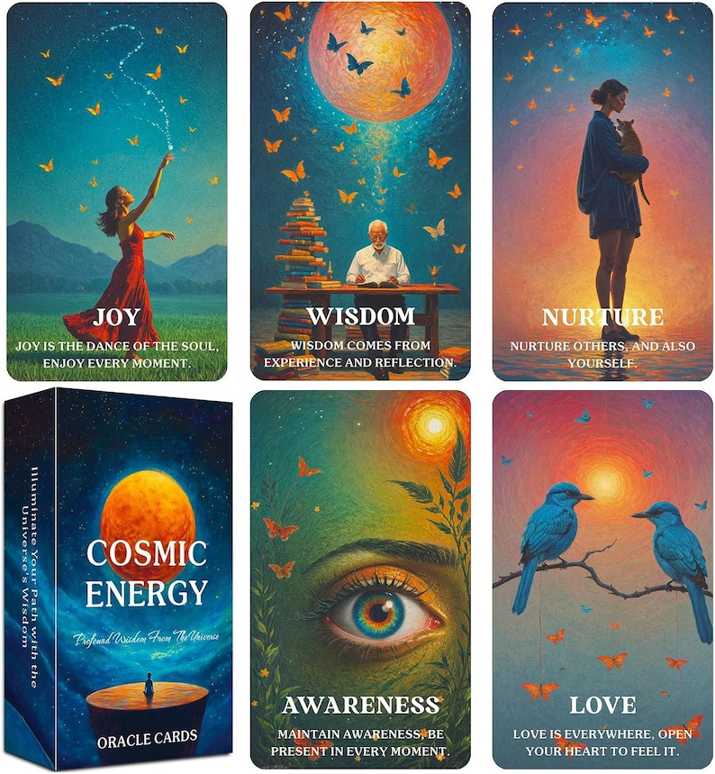 Oracle Cards Deck 54 Cards, Beginner Self Reflection Inner Healing Spiritual Growth Card imagem 4