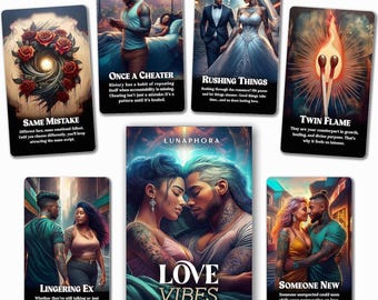 Jeu de cartes Love Oracle, cartes de lecture sur la relation entre âmes sœurs et flammes jumelles